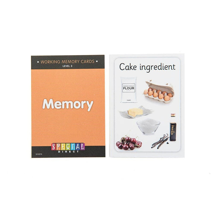 Working Memory Activity Game Cards Level 3 - EASE