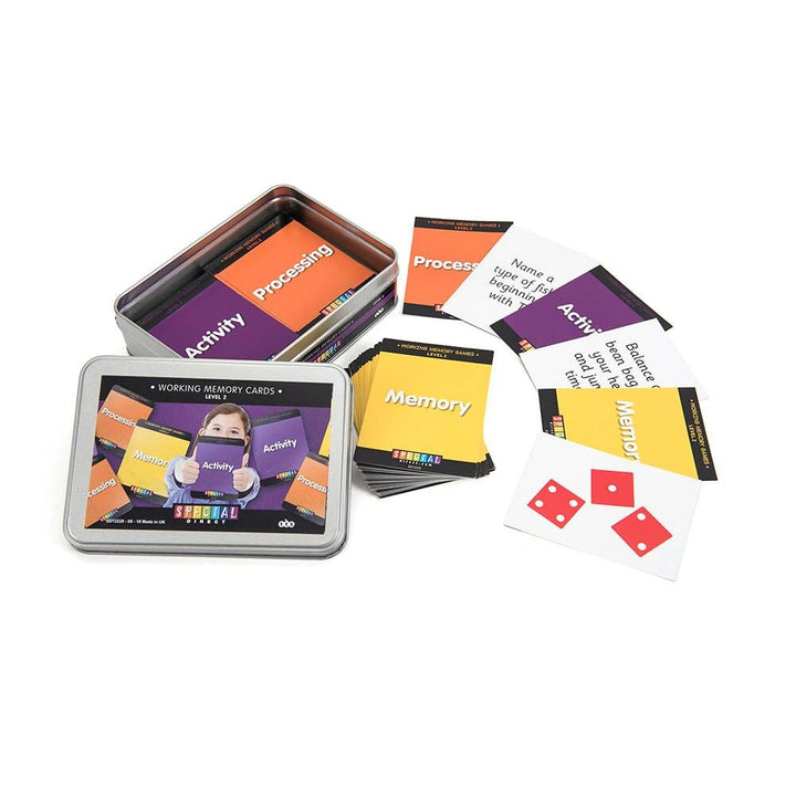 Working Memory Activity Game Cards Level 3 - EASE