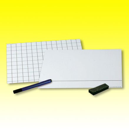 Dry Wipe Double Sided Whiteboards 30pk 