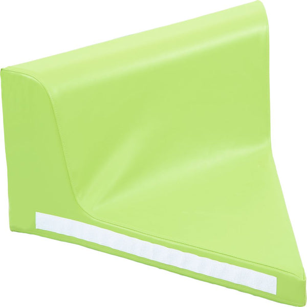 Triangle foam seat, green 