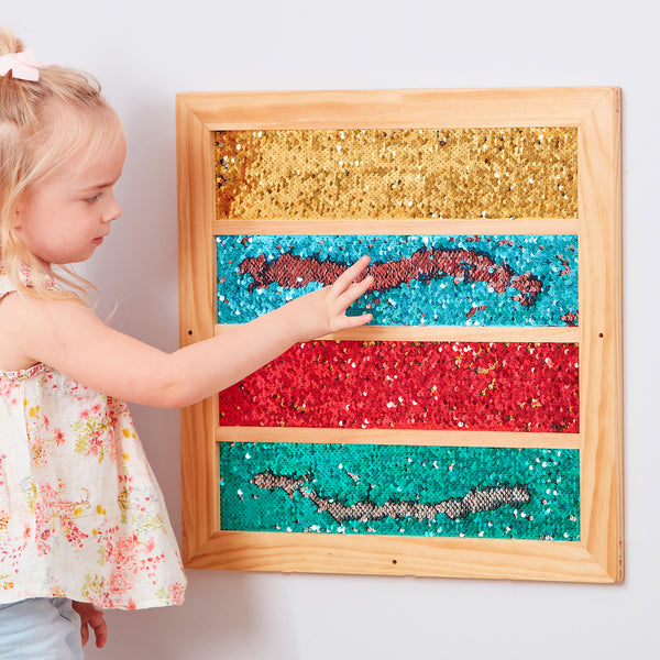 Mark Making Sequin Stripe Board 