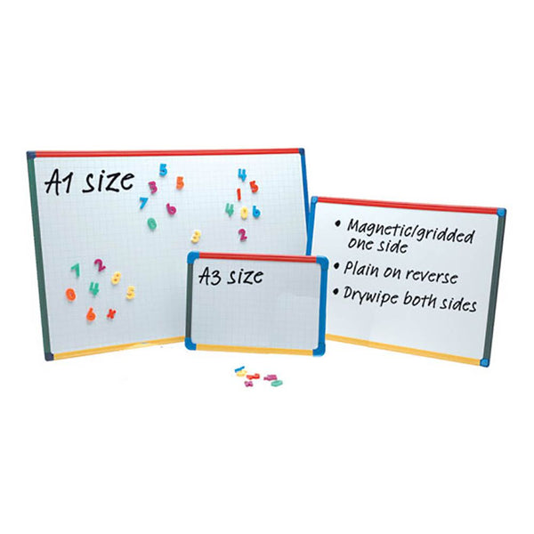 Drywipe Magnetic Whiteboard A2 