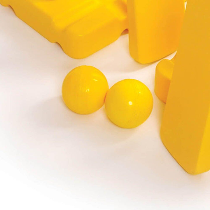 Safe Soft Plastic Cricket Ball Yellow 30pk 