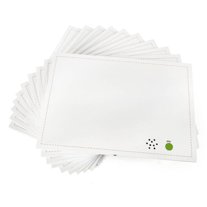 A4 Talk-Time Recordable Card 30 Second 30pk 