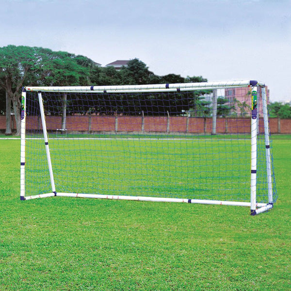 Multi Size PVC Football Goal and Net 12ft Pair 