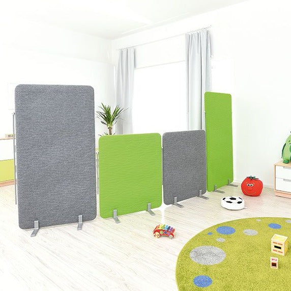 Freestanding Privacy Silencing Screens - All sizes - Green/Grey 