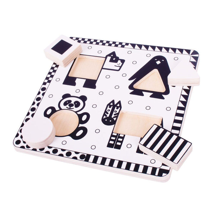 Black & White Puzzles Set of 2 (pk23) 