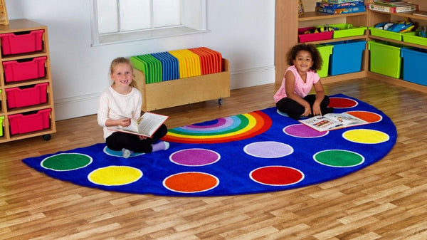 Rainbow Semi Circle Placement Carpet – EASE