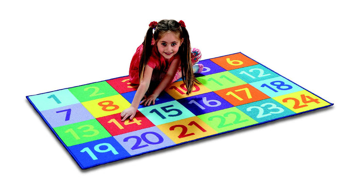 Rainbow 1-24 Numbers Carpet - EASE